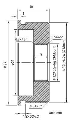 Abmessung EOP0110