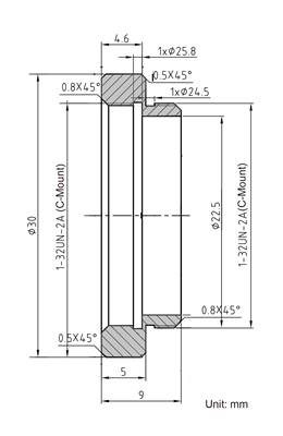 Abmessung EOP0110